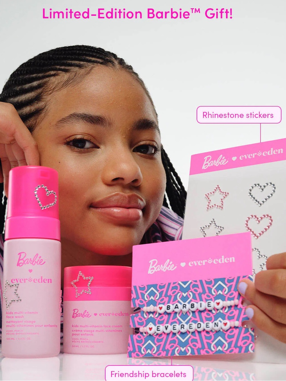 Barbie x Evereden Kids Happy Face Duo - BRAND NEW NEVER USED!! skincare beauty - Picture 6 of 7